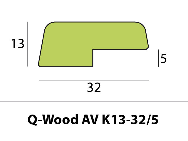 Q-Wood opdeklat AV K13-32/5