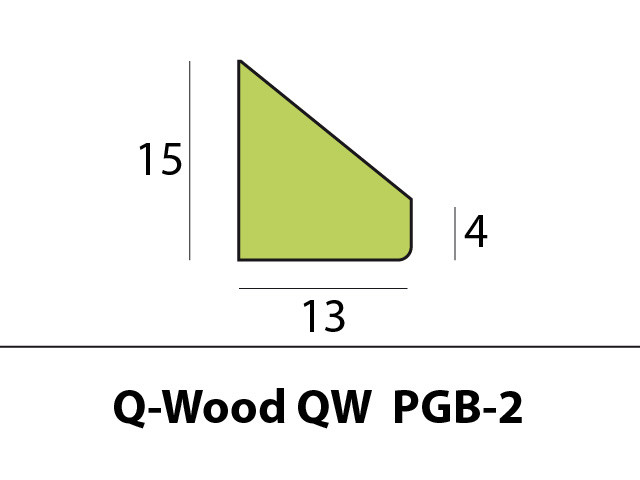 Q-Wood glaslat QW PGB-2