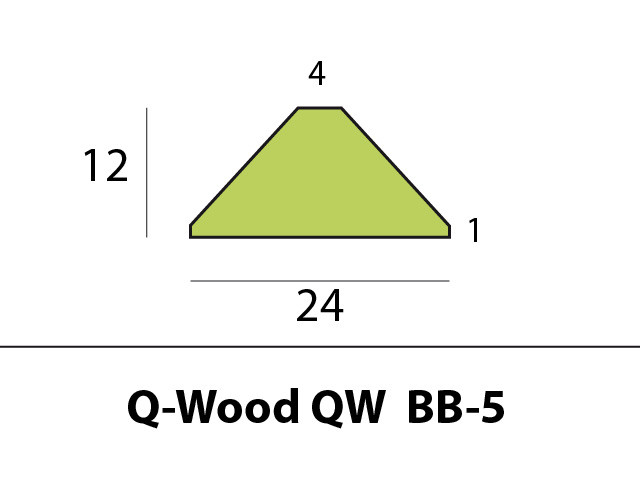 Q-Wood kruisroedelat QW BB-5