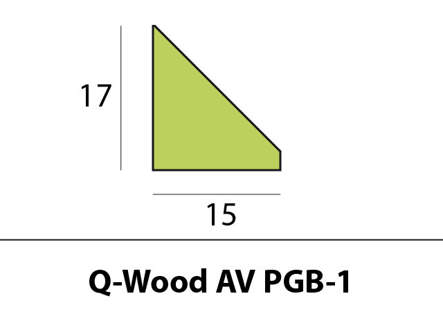 Q-Wood stopverflat AV PGB-1