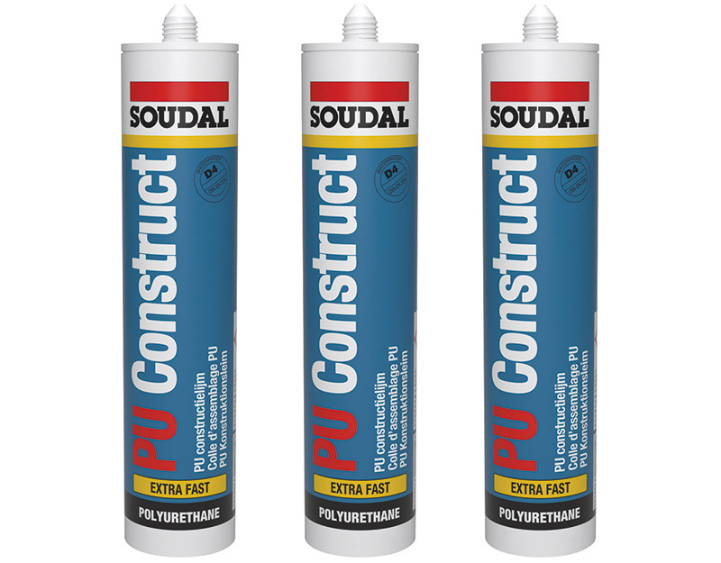 Soudal PU Construct Extra Fast (D4)